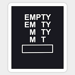 EMPTY, MT Sticker